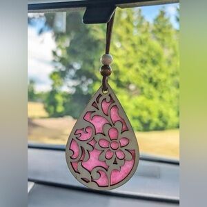 Floral Car Air Freshener - Natural Boho Air Freshie -Essential oil diffuser